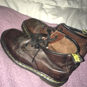 Used brown doc martins